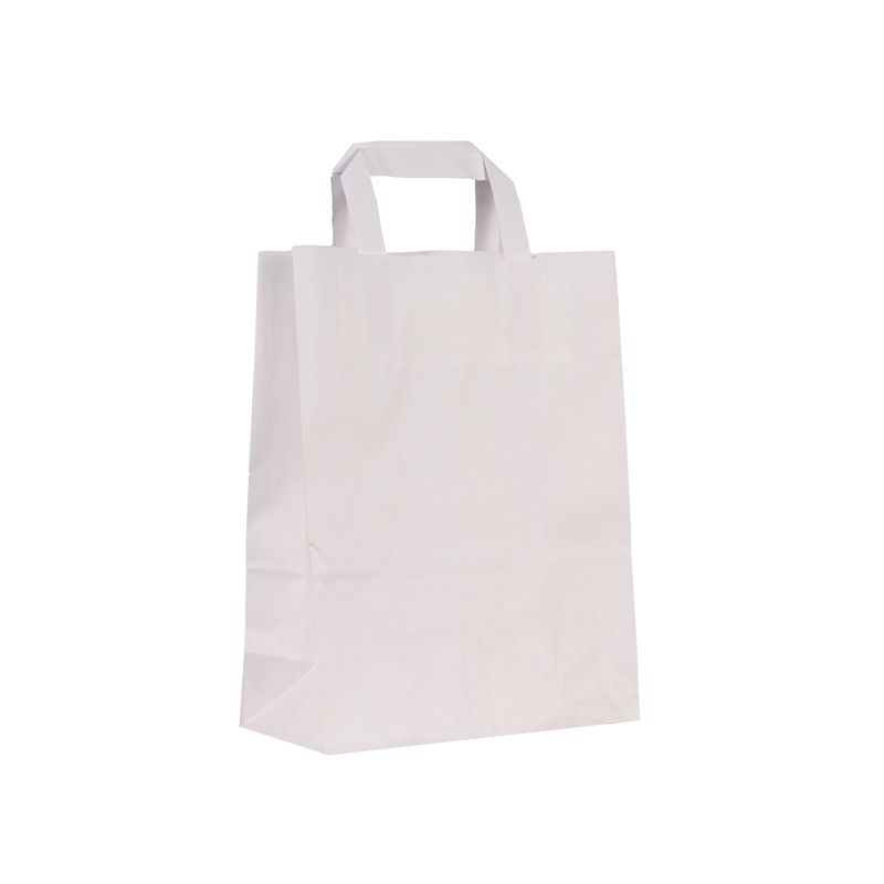 Paper bag white 11620 -  22 x10 x 28 cm