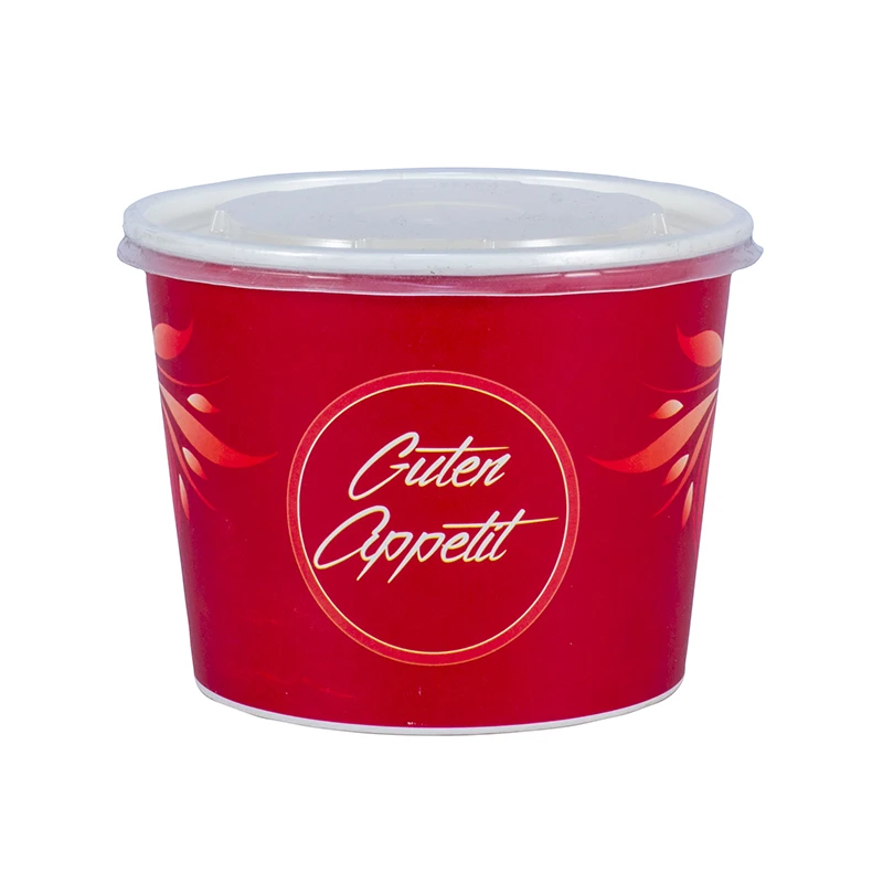 Paper box for soup- red  -14803 -32 oz / 950 ml