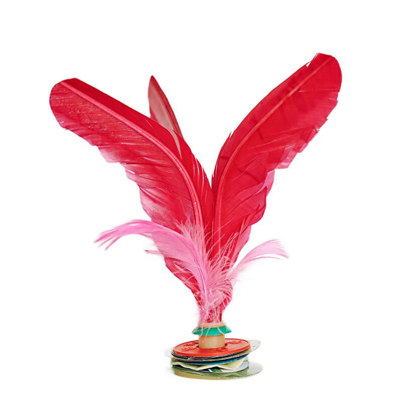 Feathers Kick Shuttlecock - corrida red