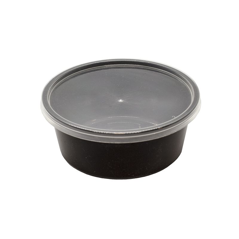 Plastic bowl for soup 400ml- 11806 - Black
