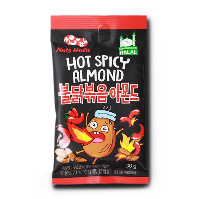 Roasted almond Buldak hot spicy NUTS HOLIC 30g
