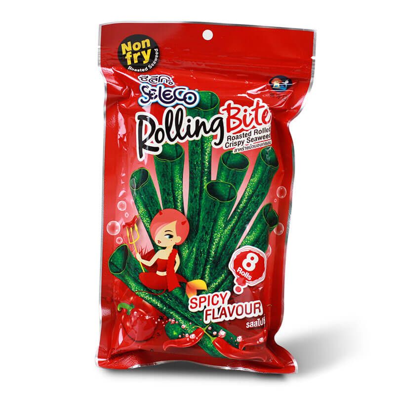 Rolling Bite Seaweed snack - Spicy SELECO 28g