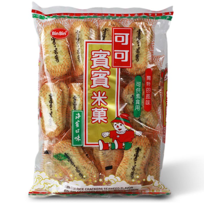 Rice crackers with seaweed flavor BINBIN 150g