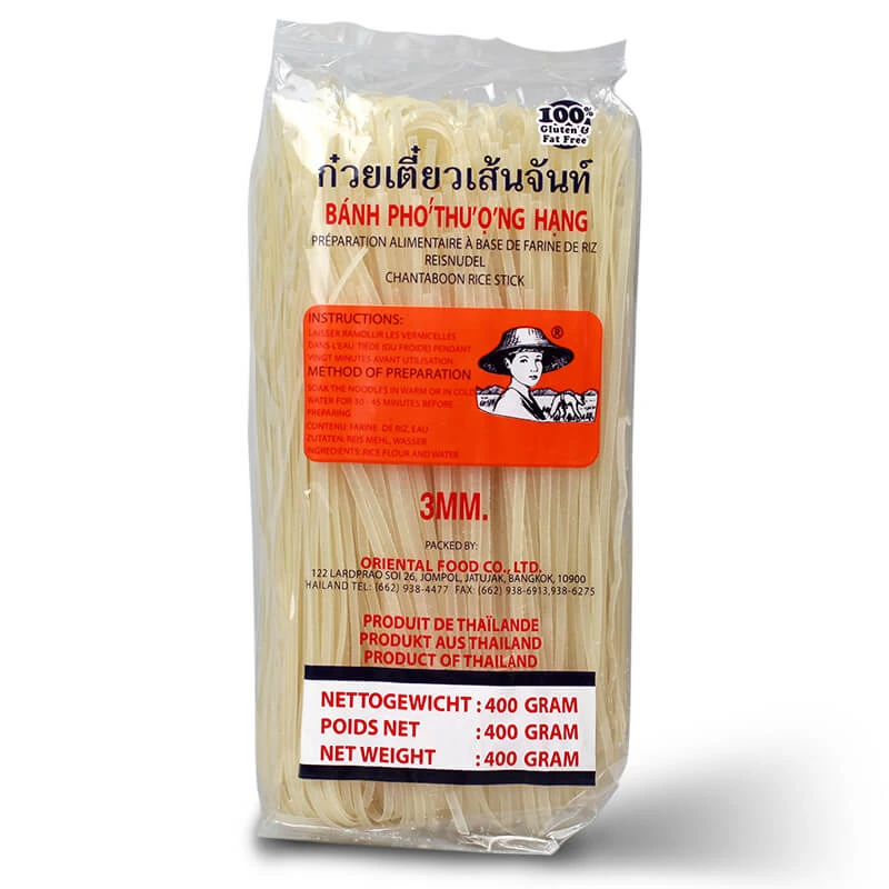 Rice stick roll 3 mm CHANTABOON 400 g