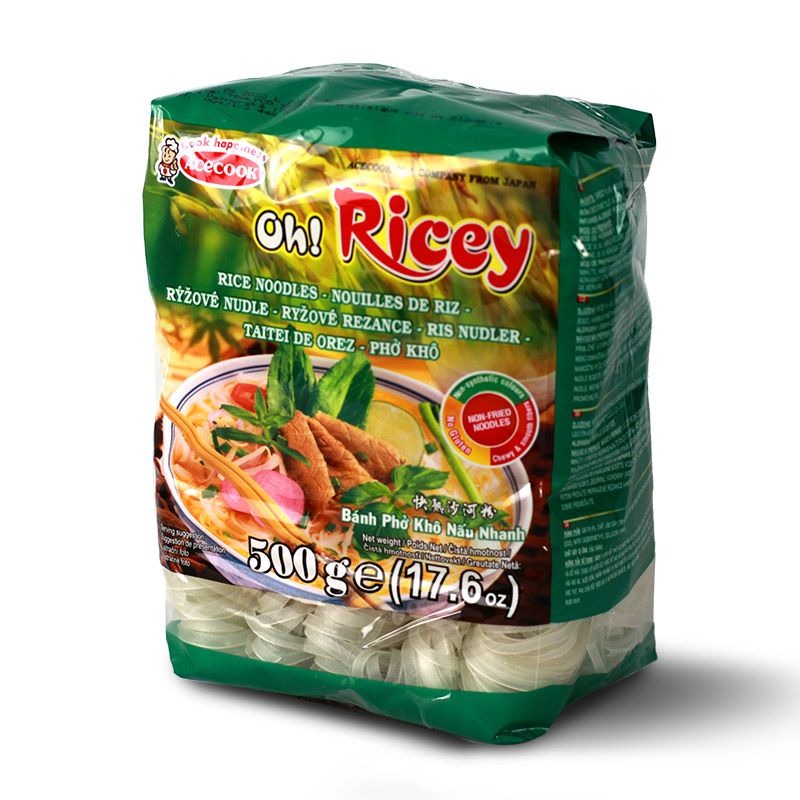 Wide rice noodles PHO OH! RICEY 500 g