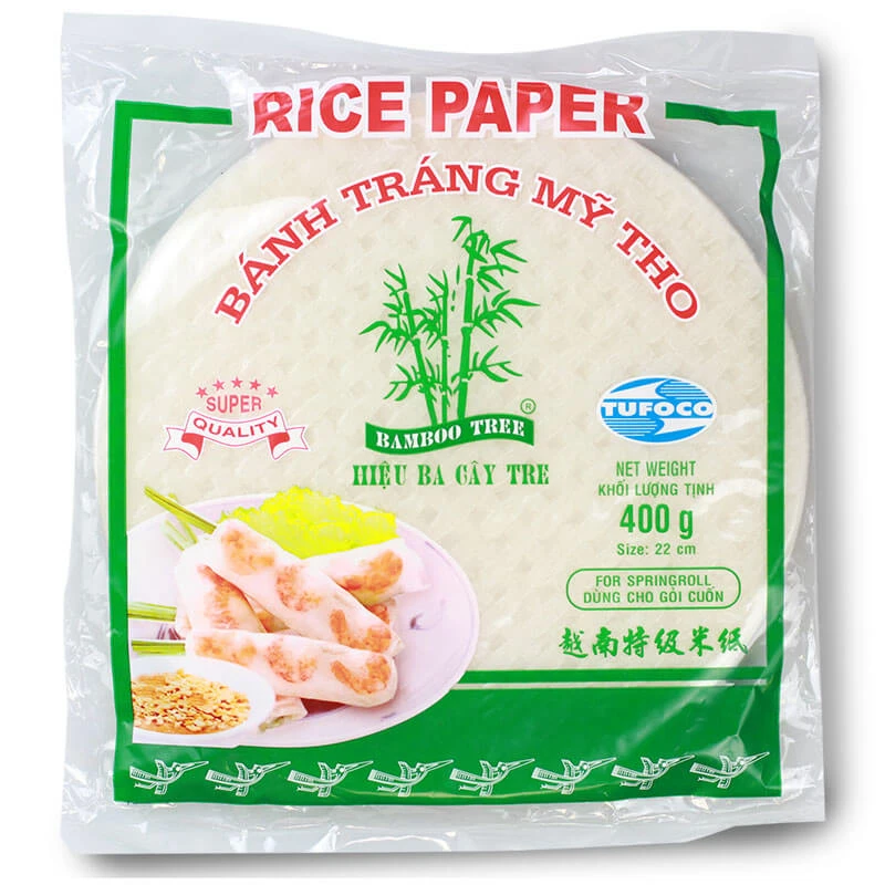 Round rice paper for fresh spring rolls TUFOCO 400 g
