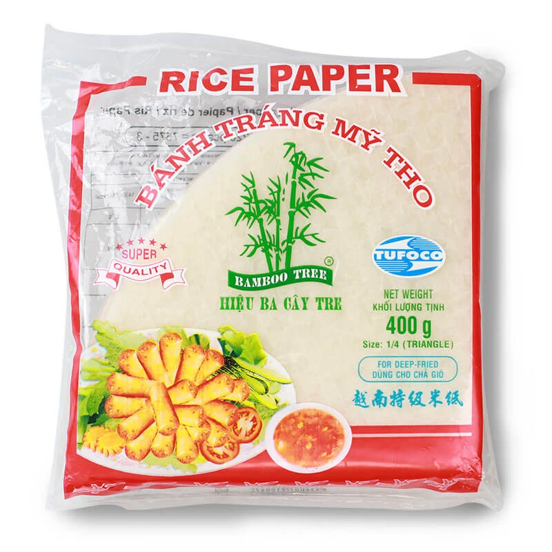 Rice paper for fried spring rolls (1/4)  TUFOCO 400g