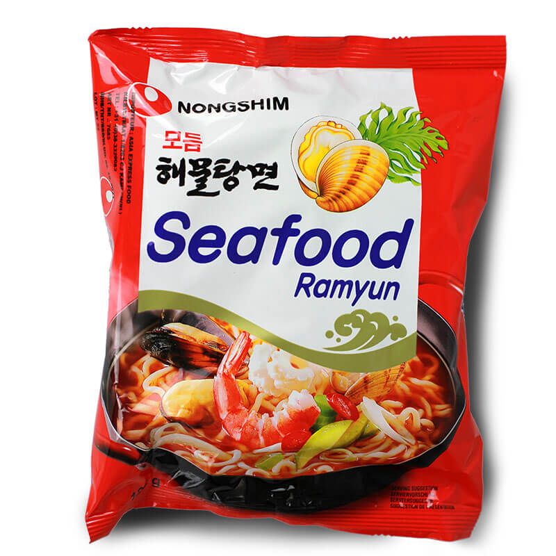 SEAFOOD RAMYUN instant noodle soup NONGSHIM 125g
