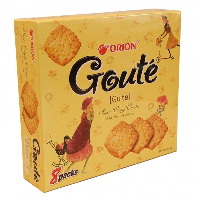 GOUTÉ  Sweet crispy crackers ORION 288g