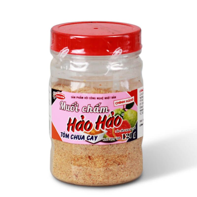 Spicy and sour seasoned salt with shrimp flavor HAO HAO 120g