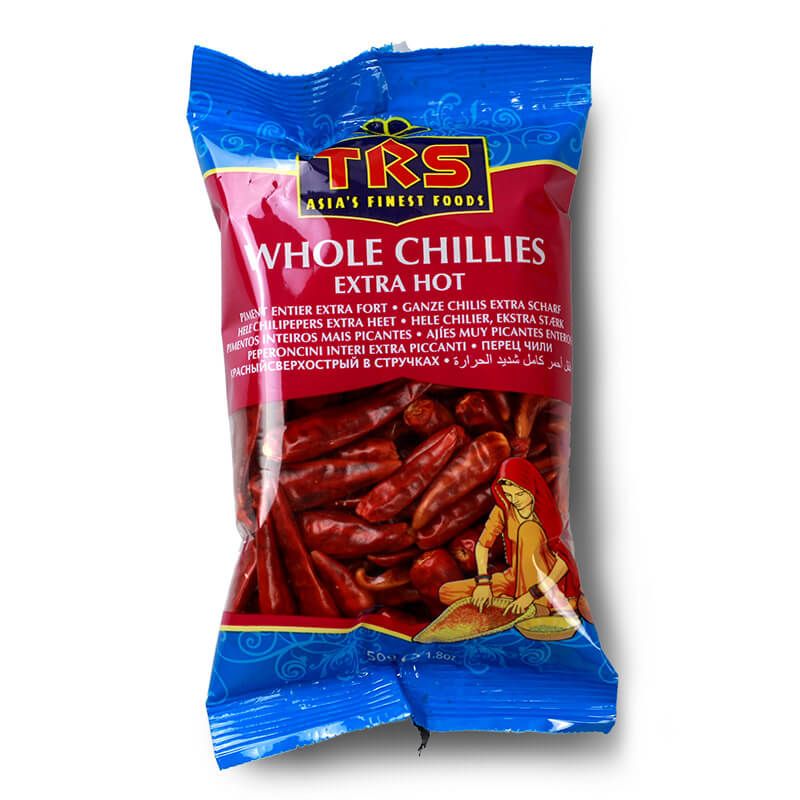Whole dried chili  TRS  50g