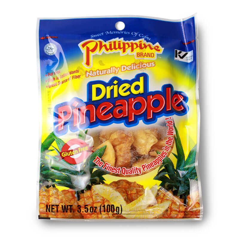 Dried pineapple PHIILIPPINE BRAND 100g
