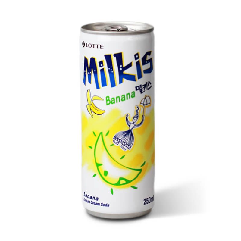 Carbonated drink banana MILKIS 250ml