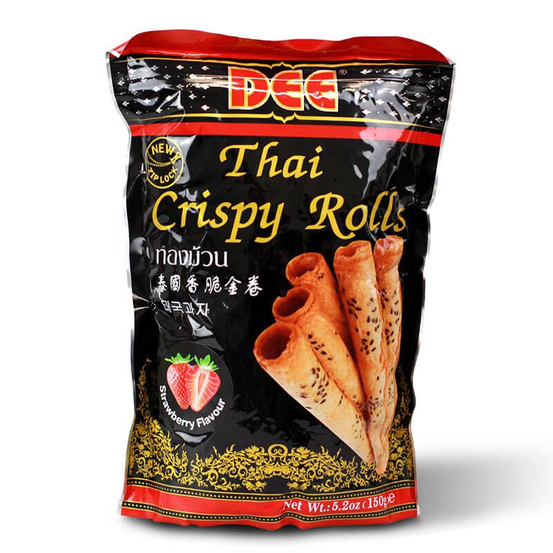 Thai crispy rolls - Strawberry flavor DEE 150g