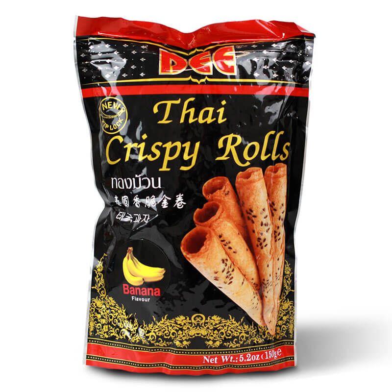 Thai crispy rolls with banana flavour DEE 150 g