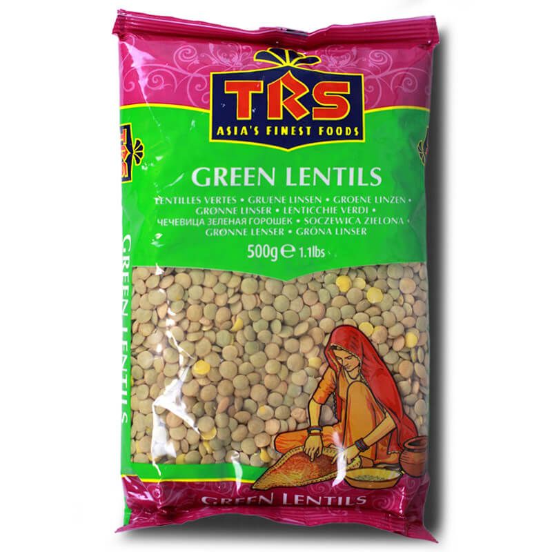Green lentils Whole TRS 500 g
