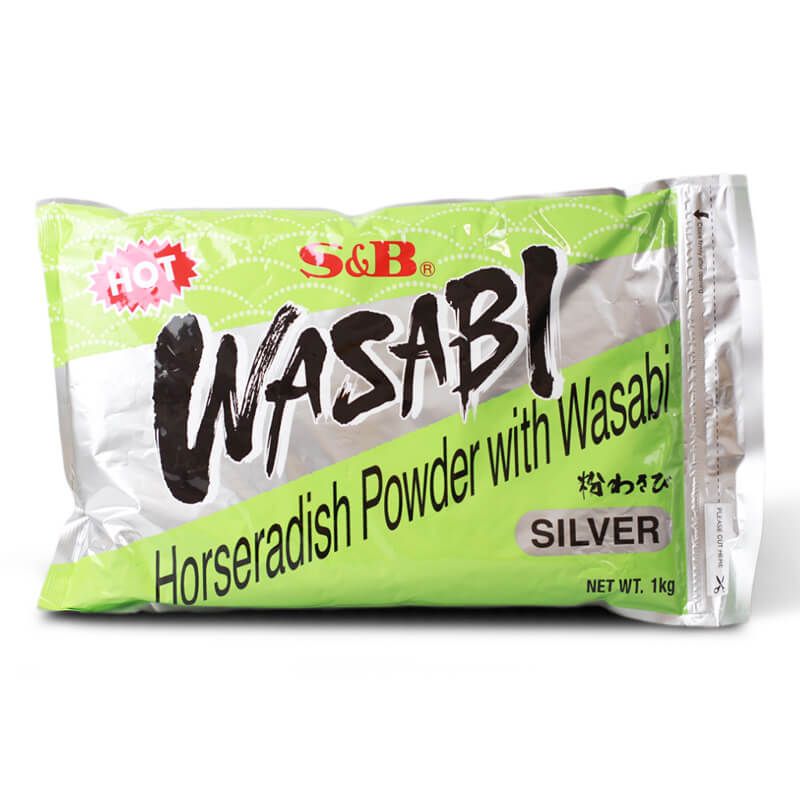 Wasabi horseradish powder with wasabi (silver) S&B 1000g