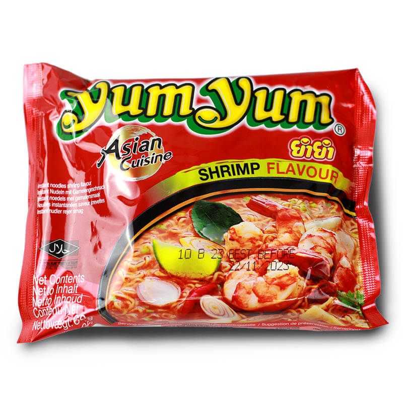 Instant noodle soup with shrimps YUM YUM 60g