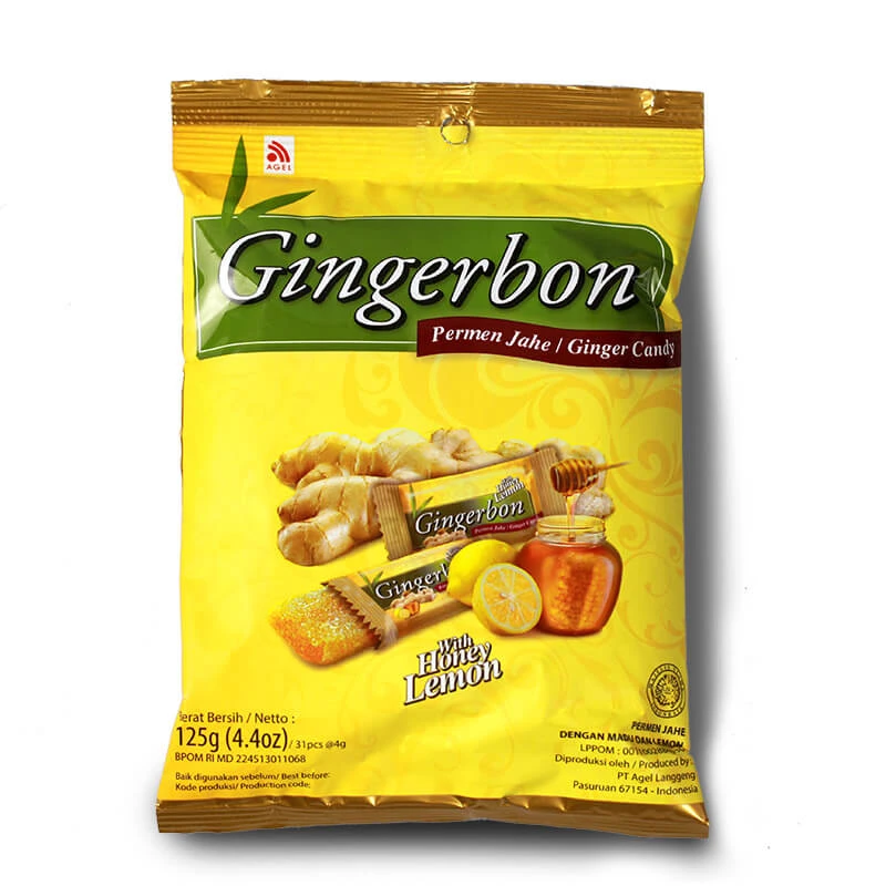 Ginger sweetes with honey lemon Gingerbon 125 g