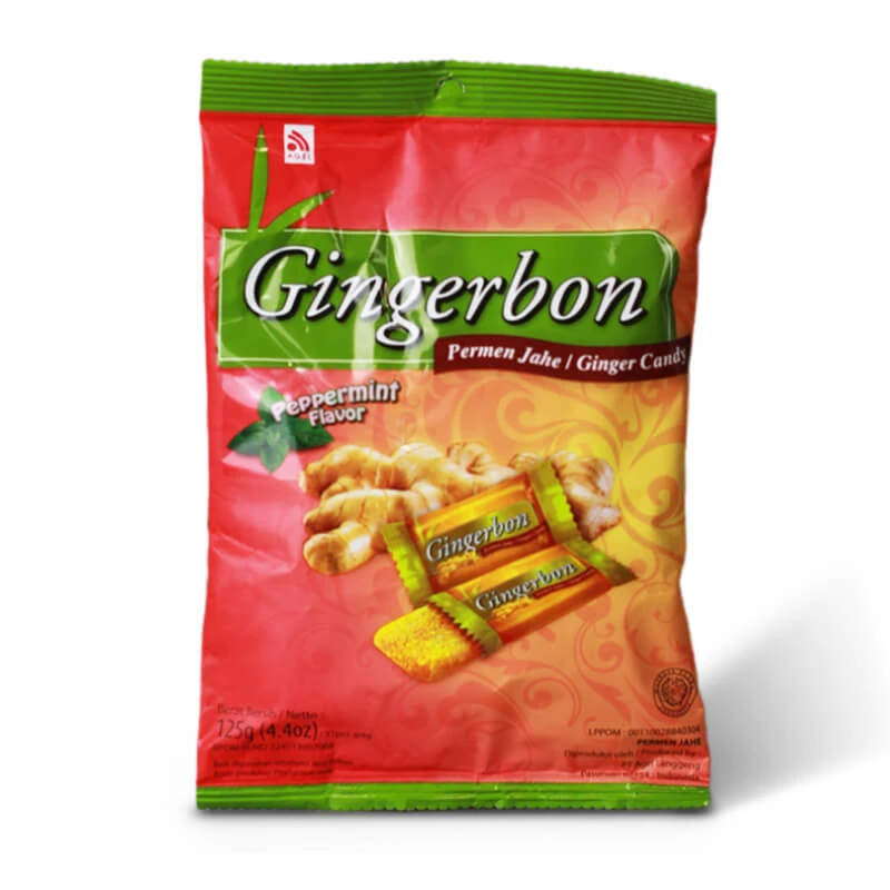 Ginger Candy with Peppermint Flavor Gingerbon 125 g