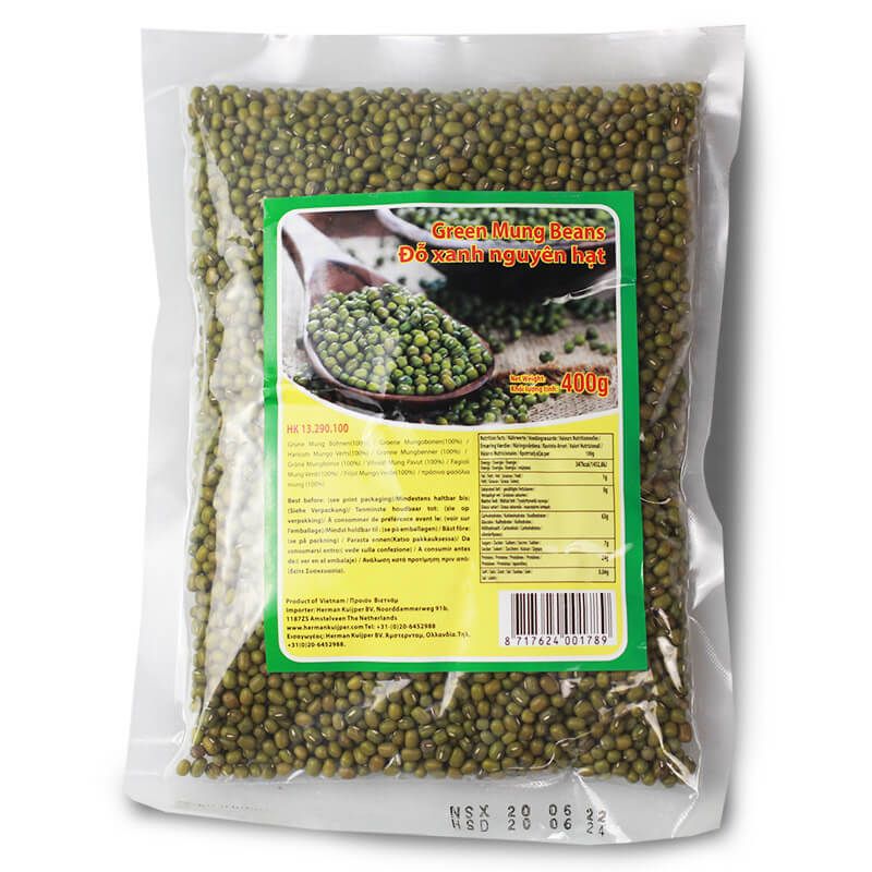 Green mung beans unpeeled  HK 400g