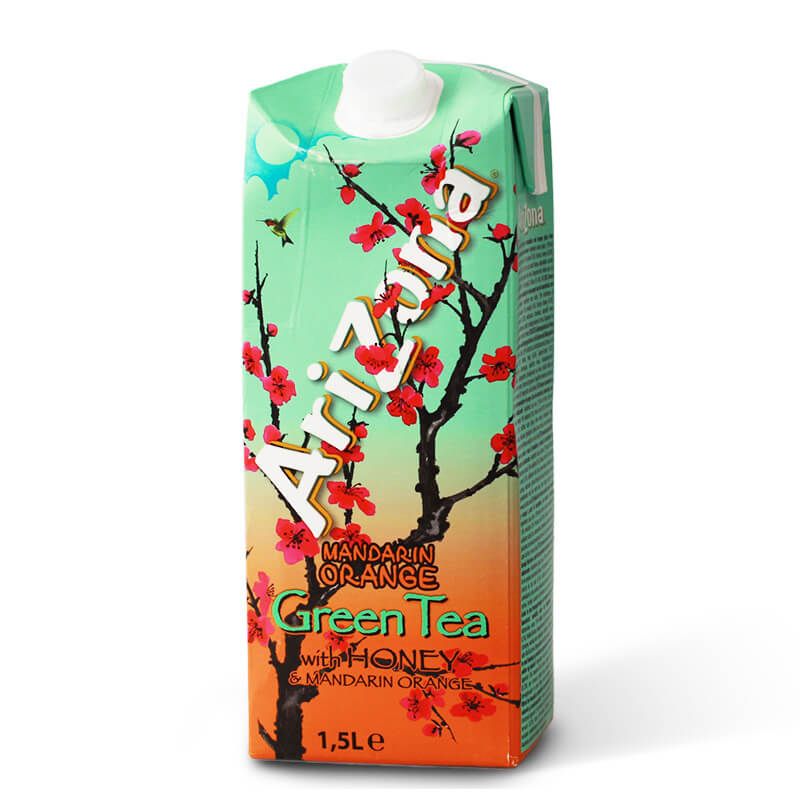 Green tea with honey and orange ARIZONA 1.5 L