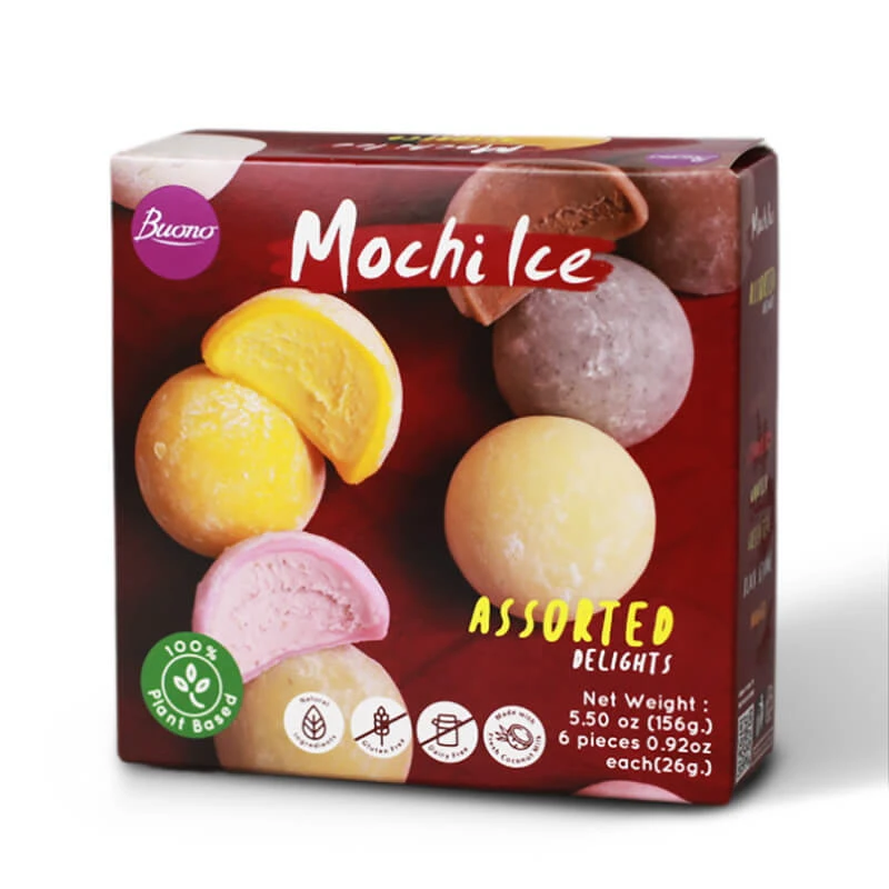 Ice cream mochi assorted delights BUONO 156g