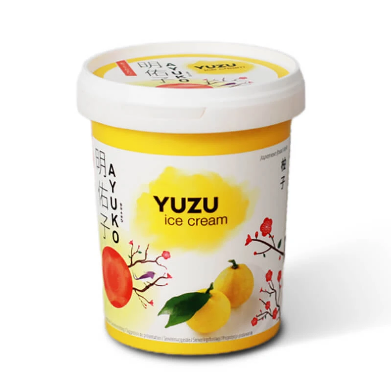 Ice cream Yuzu citrus flavor AYUKO 500g