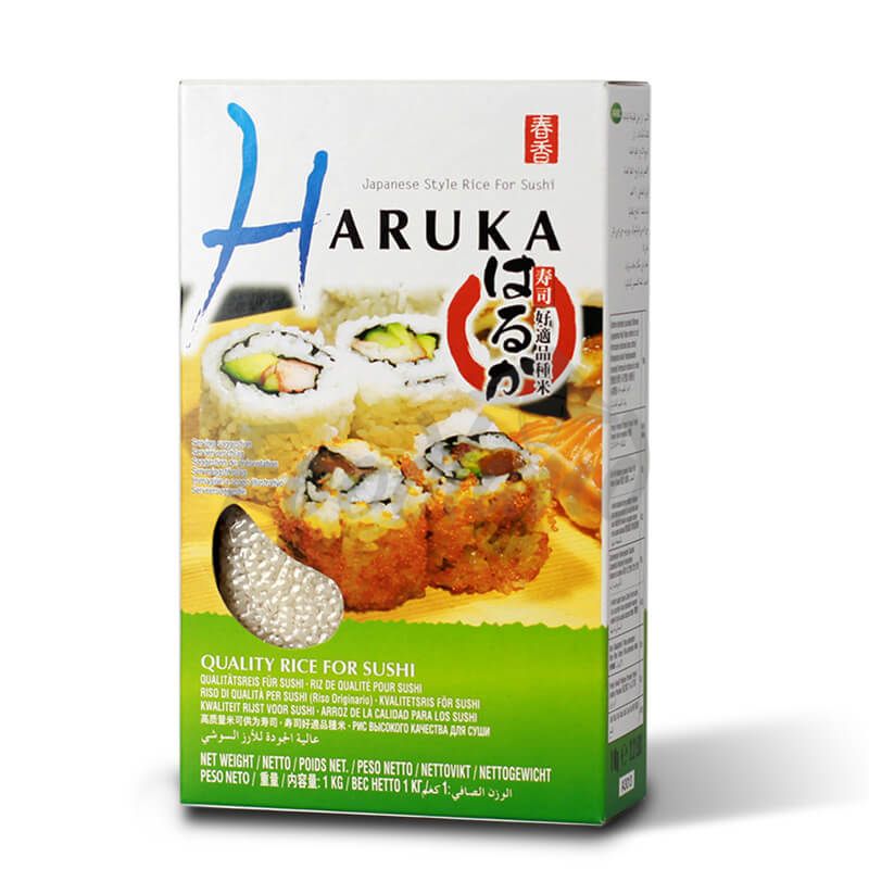 Lot de 12 paquets de riz à sushi Haruka - 12 x 1kg